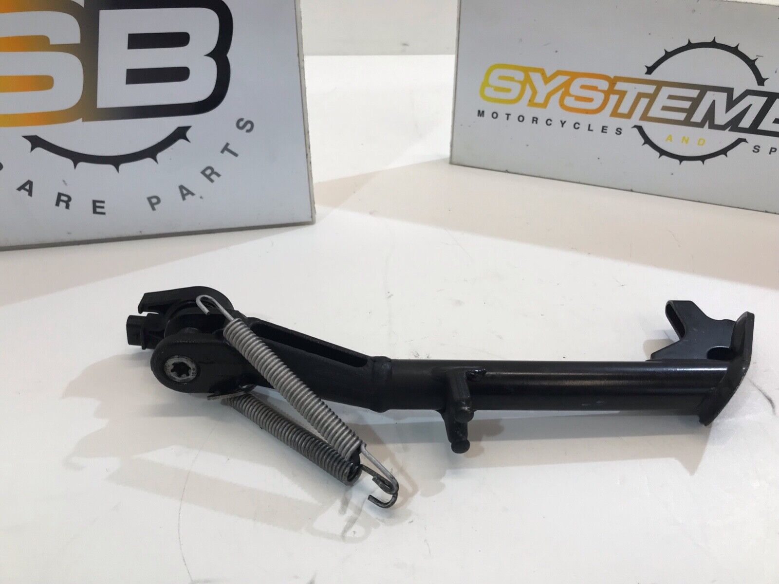 10.5cm Lunghezza Motociclo Cavalletto Laterale Cavalletto Staffa Molla