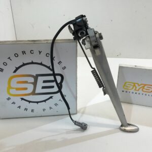 Cavalletto Laterale Con Piastra Di Estensione Per Triumph Street Triple 765 RS/R/S – Alluminio CNC – Protezione Moto – Nero