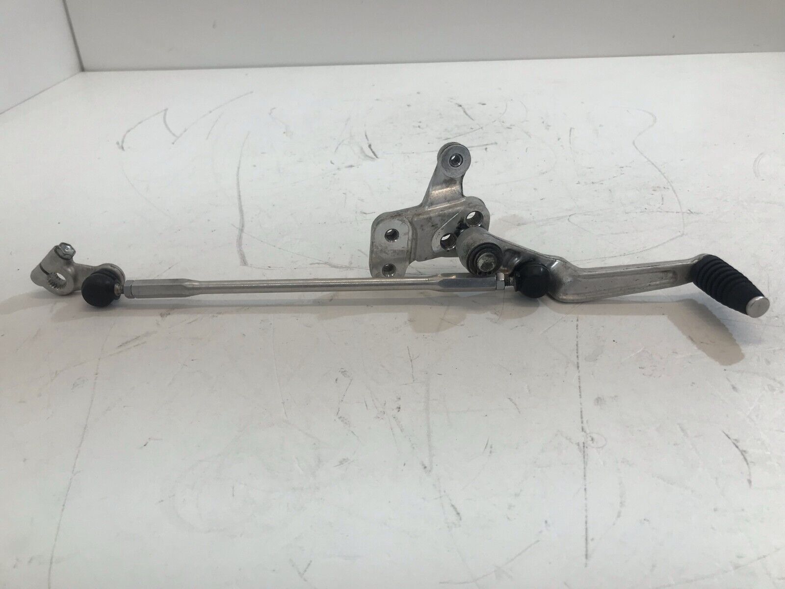 Leva Freno Posteriore Moto In Alluminio - Per Suzuki GSXR600/750/1000 (2005-2014), Argento - Foto 3