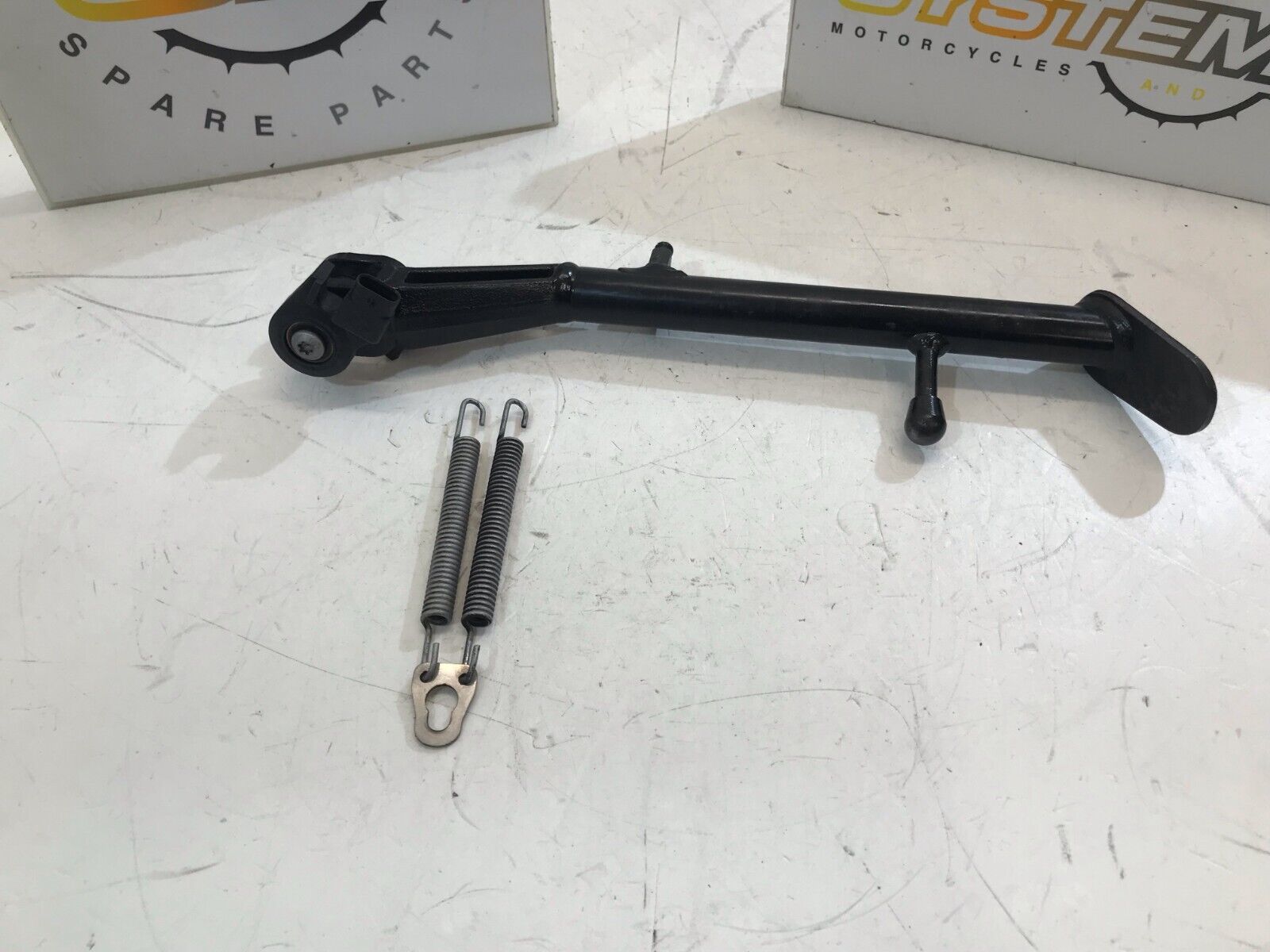 Moto Piastra Cavalletto Laterale Per bm&w R1200RT R1200 RT R 1200RT 2014-2018 Moto CNC Cavalletto Piede Cavalletto Laterale Estensione Pad Piastra Di Supporto Ingrandisci Stand (Color : Titanium