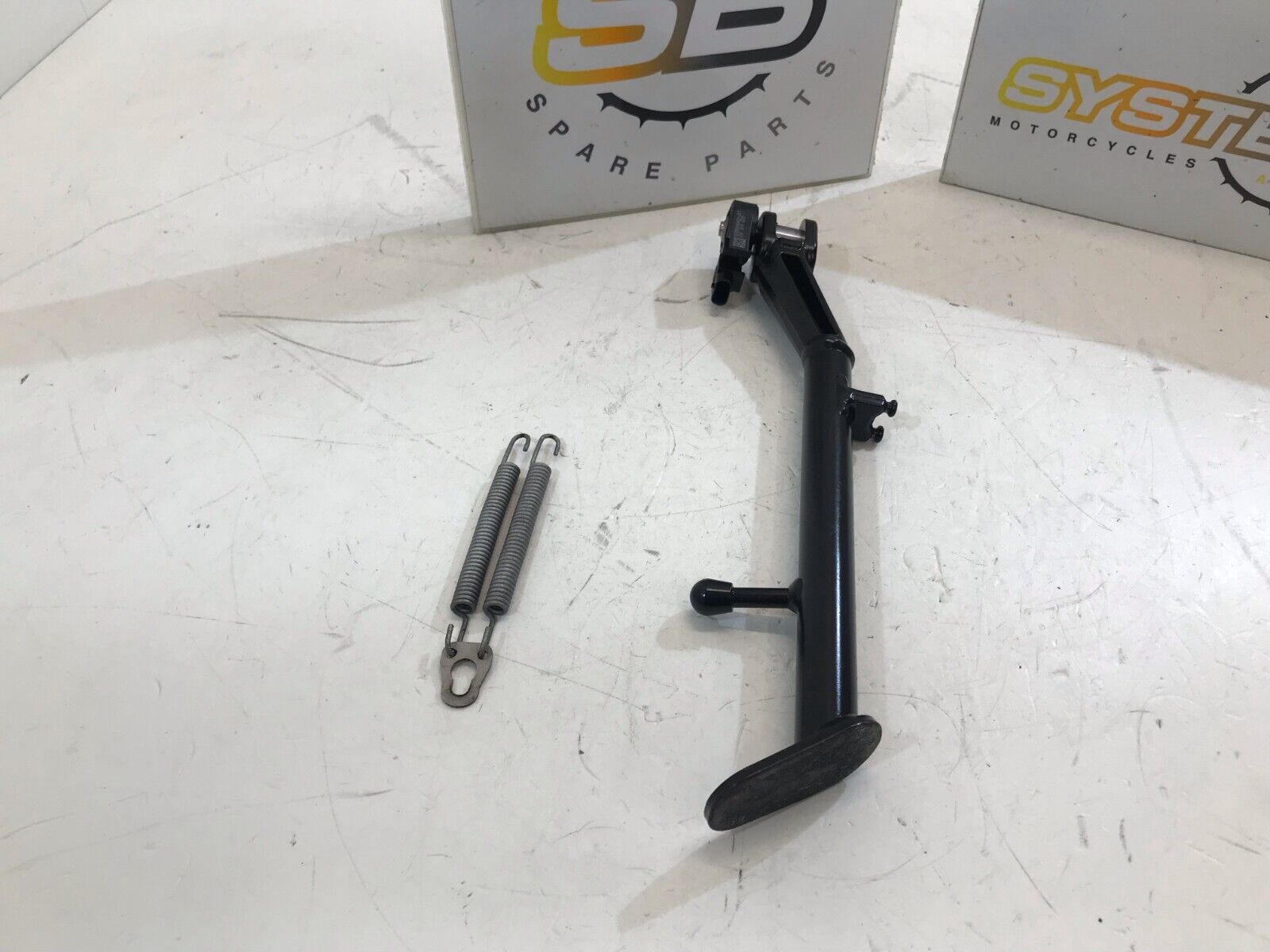 Cavalletto Laterale Per B&MW R1200RT R1200 RT R 1200 RT 2014-2018 Moto Cavalletto Piede Cavalletto Laterale Estensione Ingrandire Pad Piastra Di Supporto